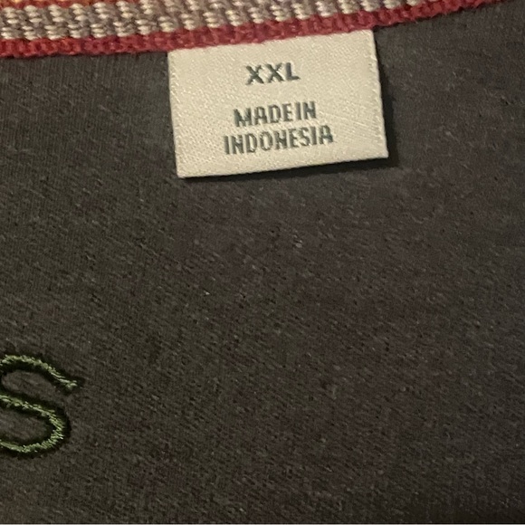 Orvis Men's Blue Quarter Zip Long Sleeve Embroider Pullover Sweatshirt Size XXL - Picture 11 of 14